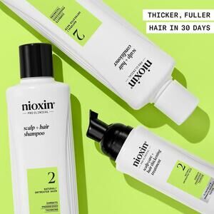 Nioxin System Kit 2 FOR NATURAL HAIR WITH PROGRESSED THINNING  new in box